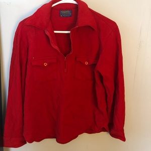 RARE Pendleton half zip sweater